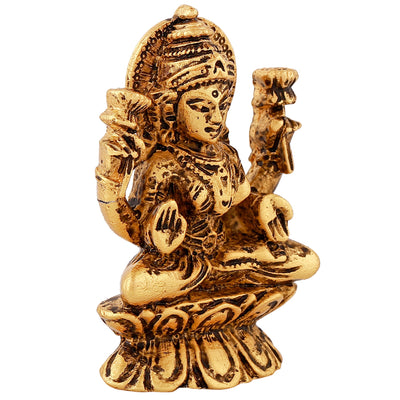 Estele Gold Plated Goddess Lakshmi Ji Idol