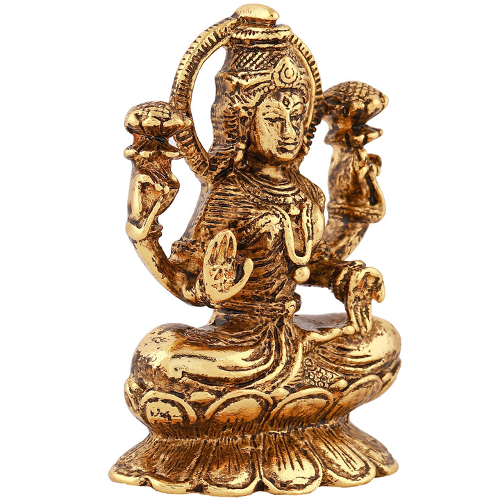 Estele Gold Plated Goddess Lakshmi Devi Idol Statue