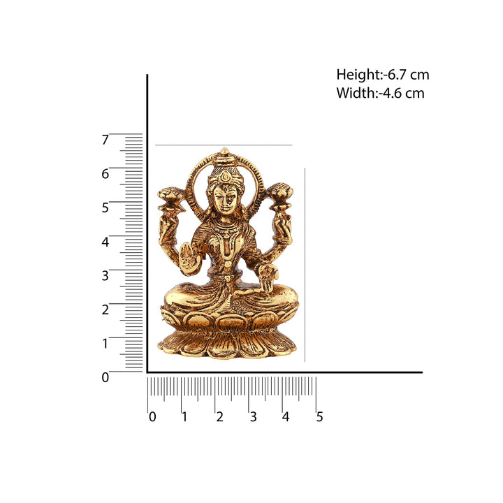 Estele Gold Plated Goddess Lakshmi Devi Idol Statue