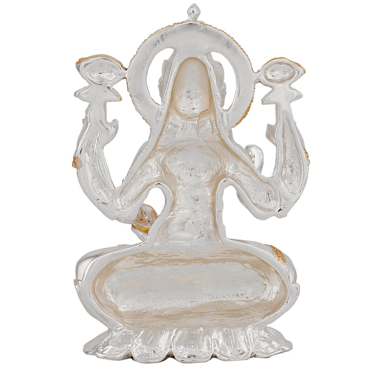 Estele Gold - Rhodium Plated Goddess Lakshmi Devi Idol Statue