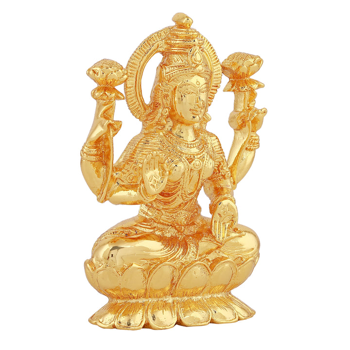 Estele Gold Plated Goddess Lakshmi Devi Idol Statue