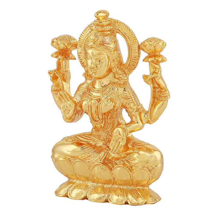 Estele Gold Plated Goddess Lakshmi Devi Idol Statue