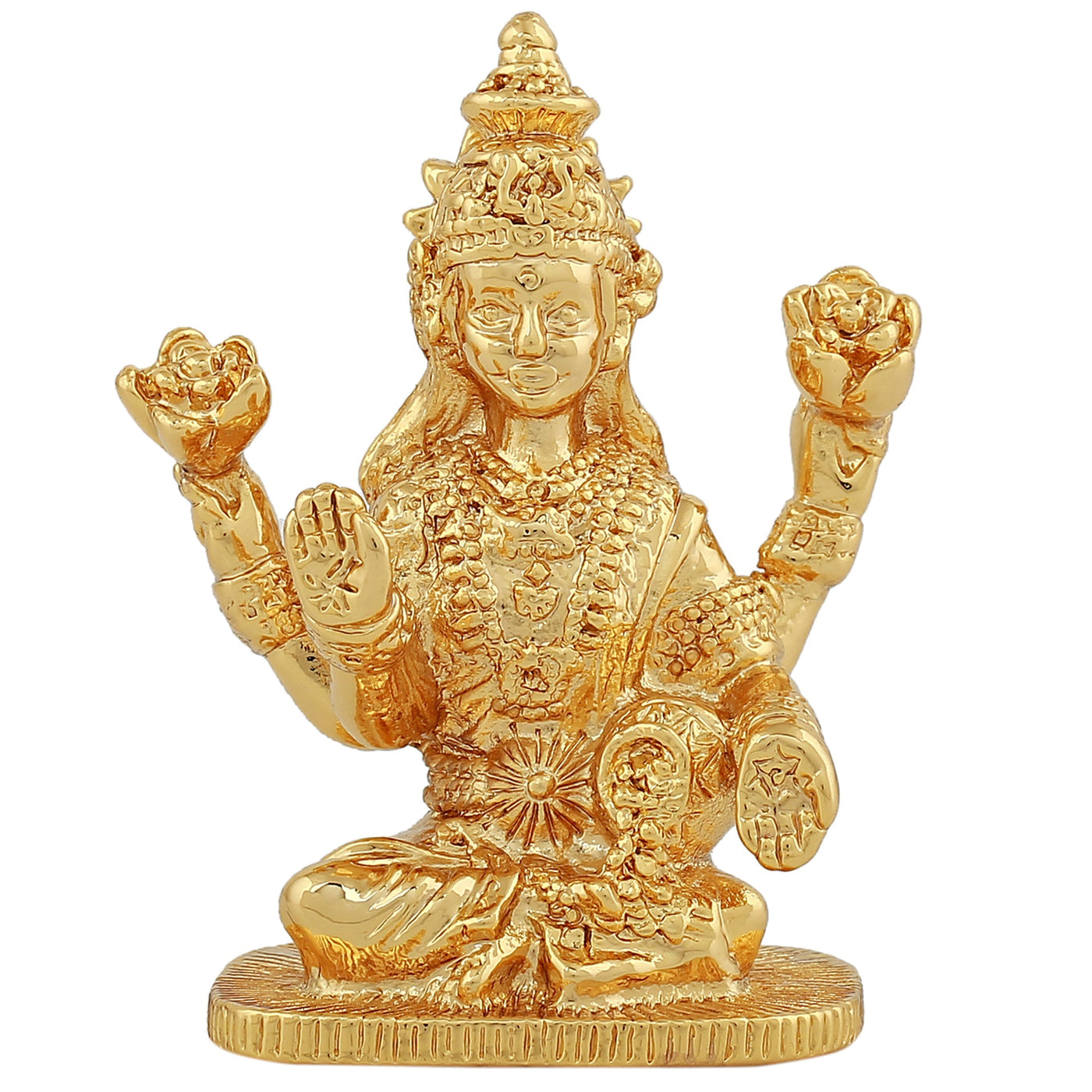 Estele Gold Plated Goddess Lakshmi Ji Idol