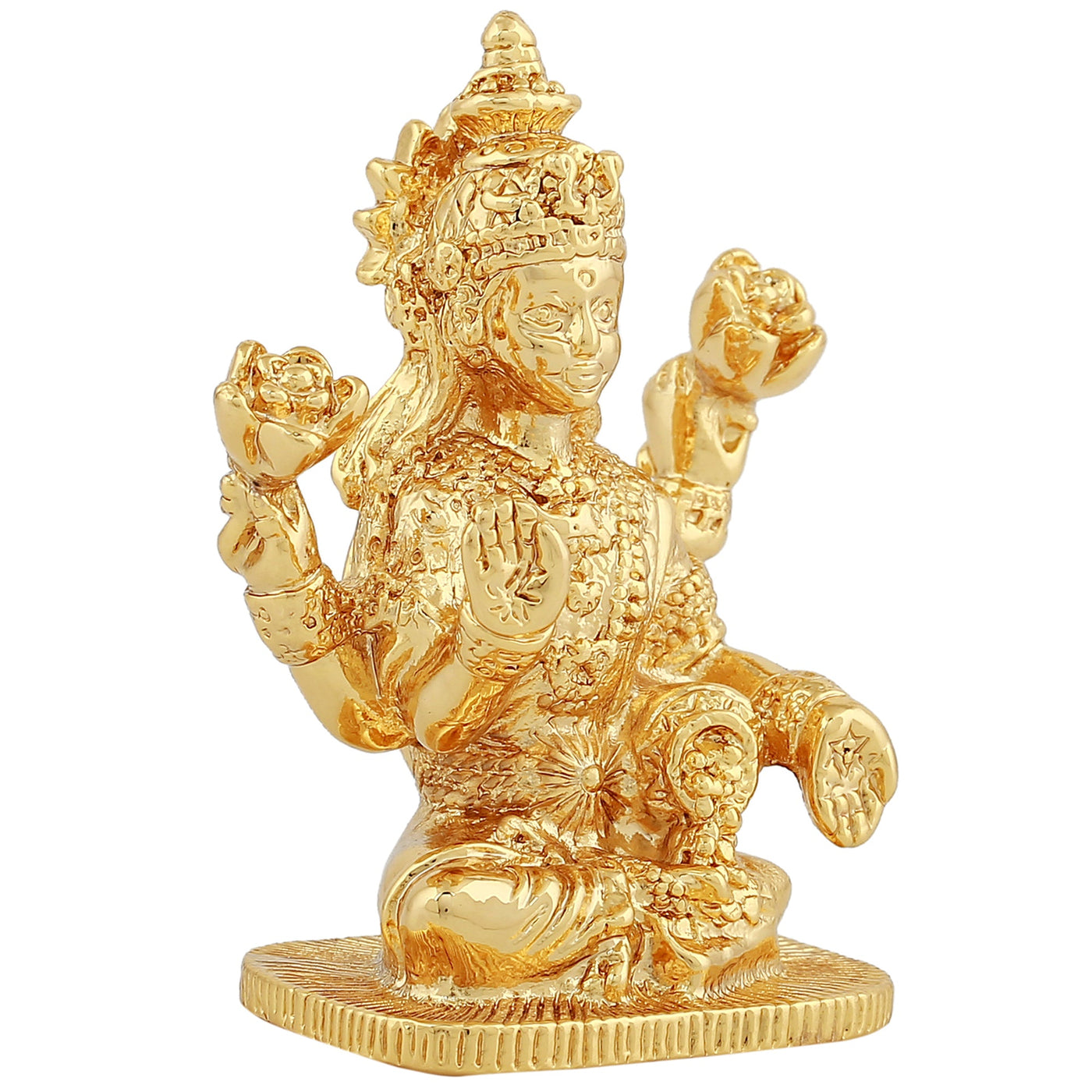 Estele Gold Plated Goddess Lakshmi Ji Idol