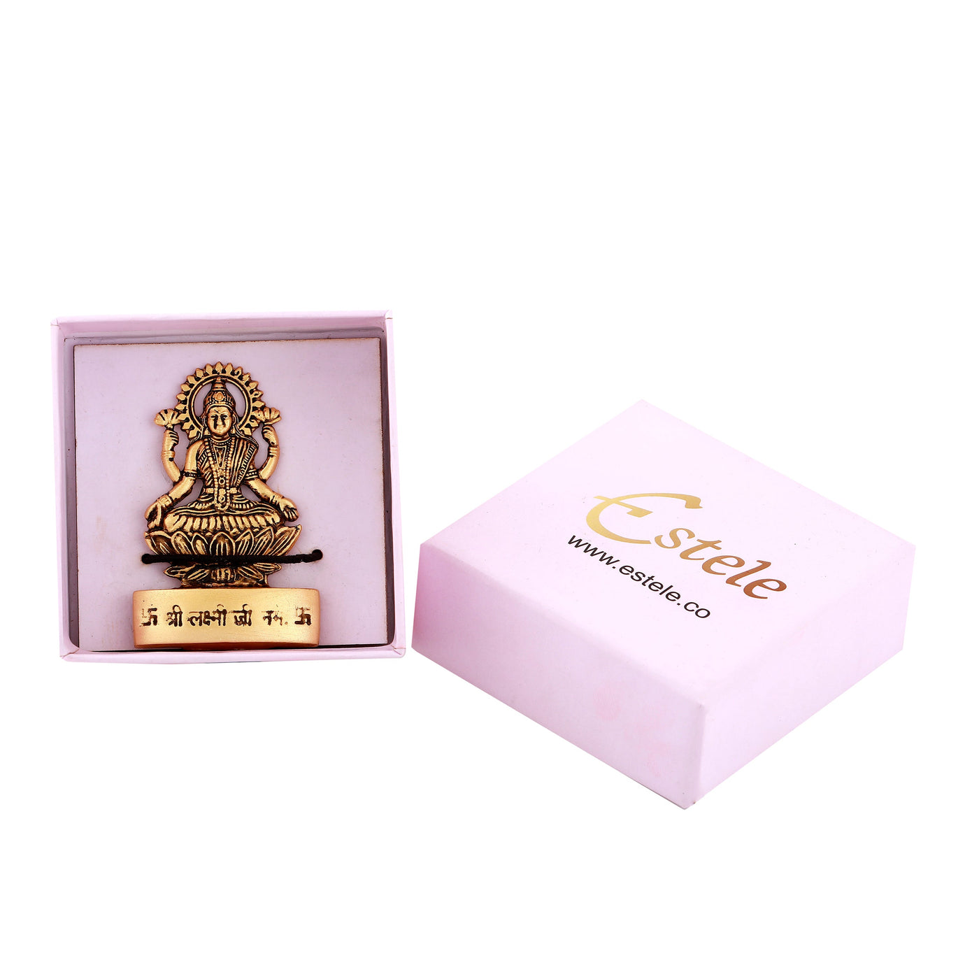 Estele Gold Plated Goddess Lakshmi Ji Idol