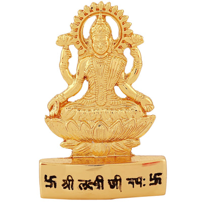 Estele Gold Plated Goddess Lakshmi Ji Idol