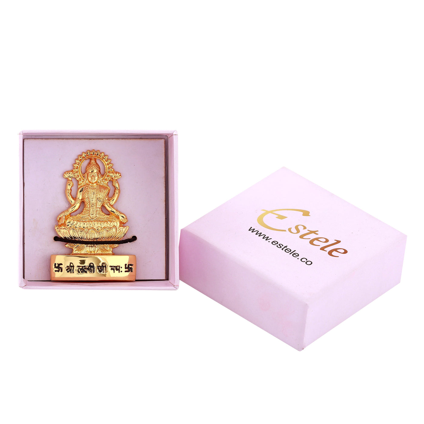 Estele Gold Plated Goddess Lakshmi Ji Idol