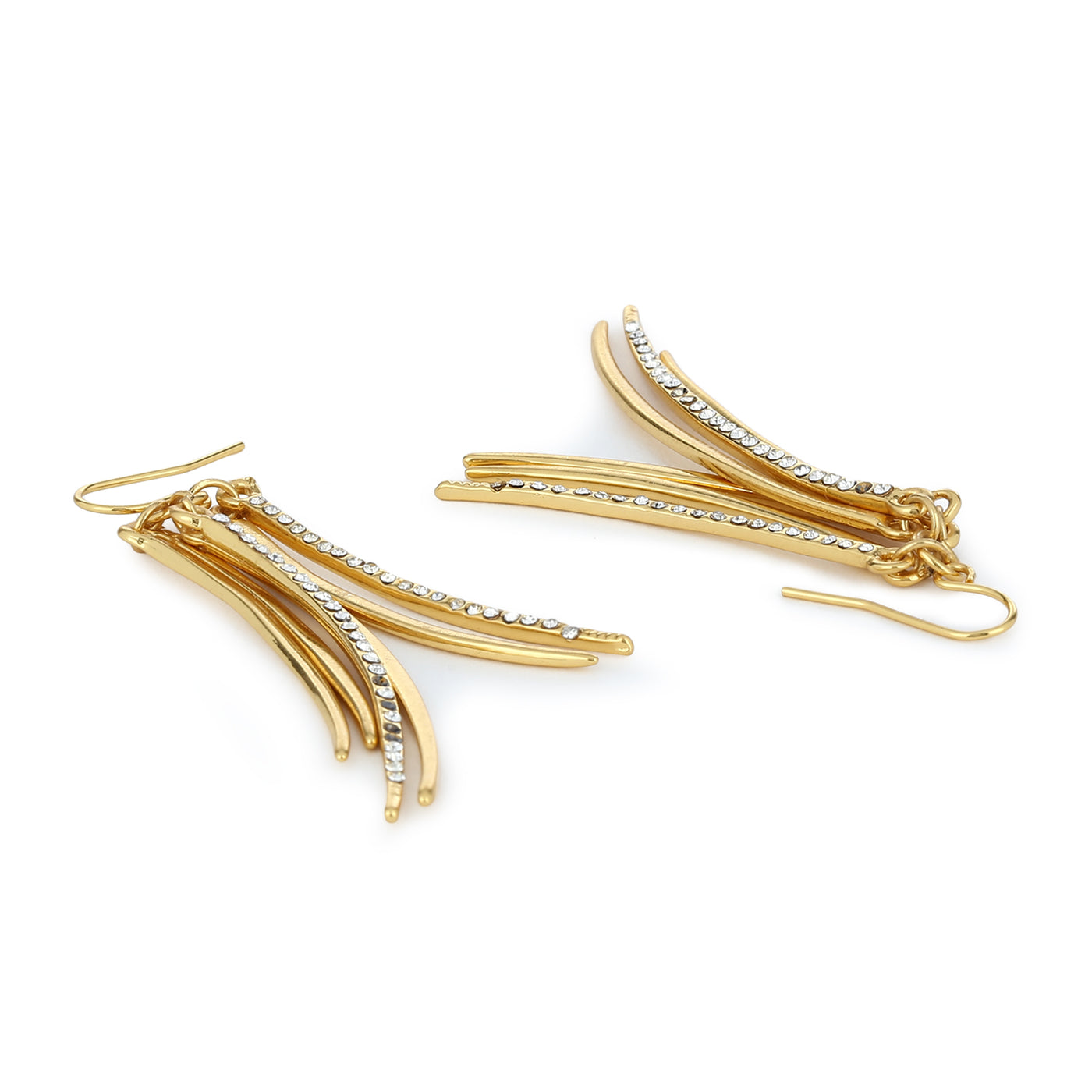 Metallic Tassel Earrings