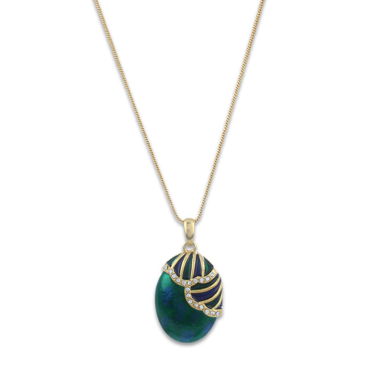 Tender Green Elliptical Pendant Set