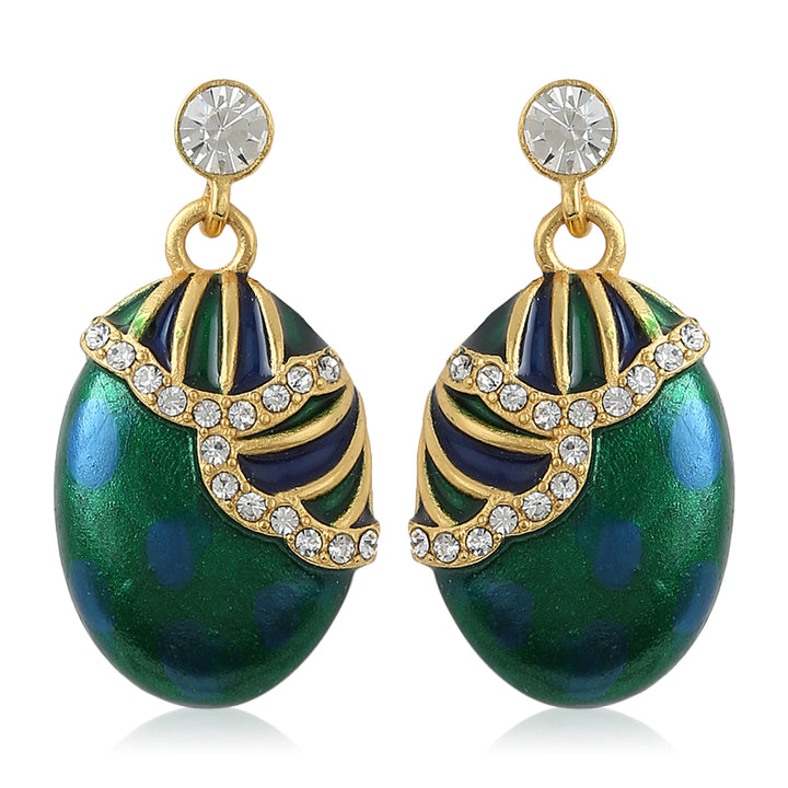 Tender Green Elliptical Pendant Set