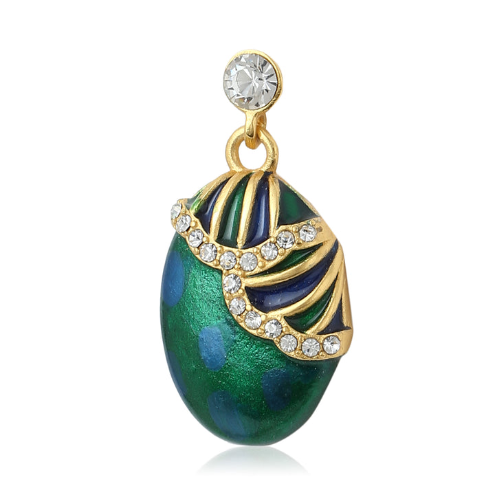 Tender Green Elliptical Pendant Set