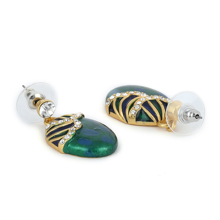 Tender Green Elliptical Pendant Set