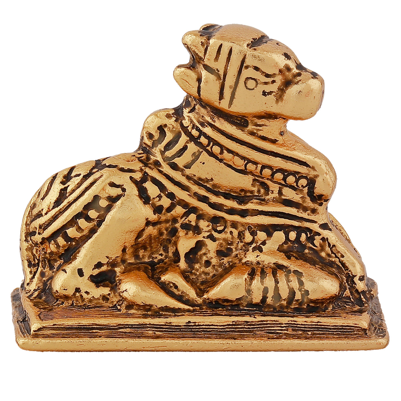 Estele Gold Plated Lord Nandiswara Idol