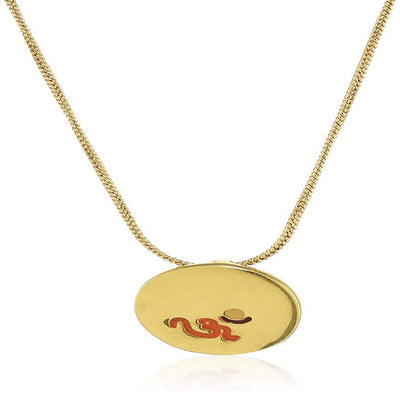 Estele - 24 KT Gold plated Pendant Set  for Women