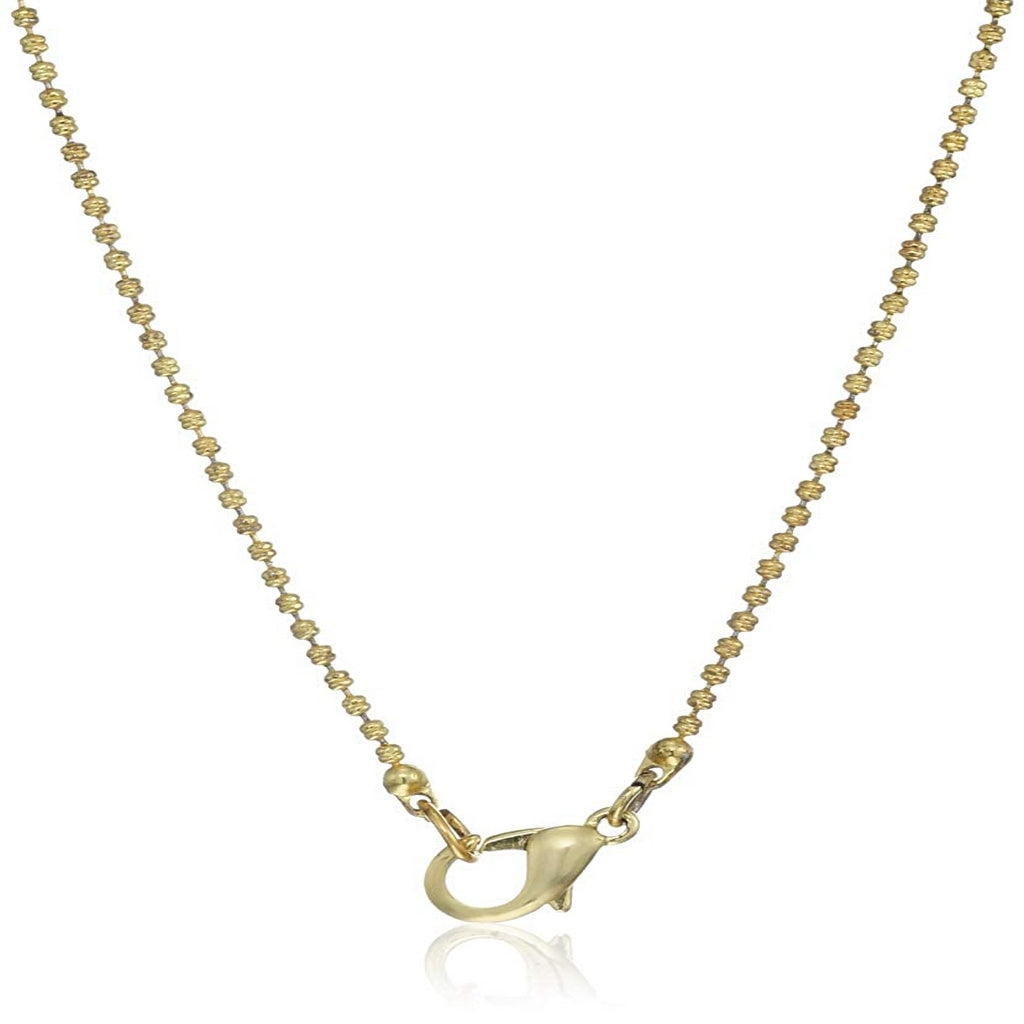 Estele - 24 KT Gold plated Pendant Set with American Diamonds for Women