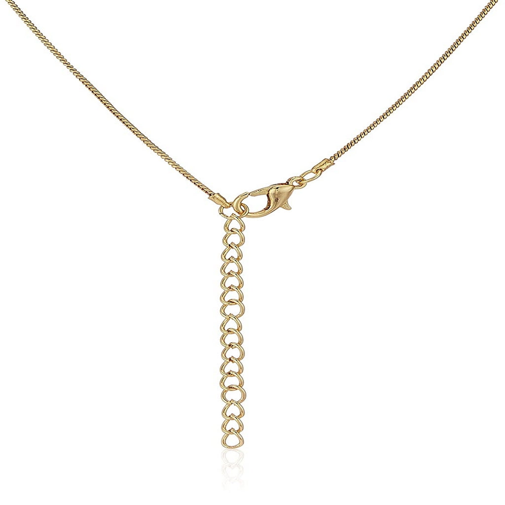 Estele Mess Design Gold Plated with Pearls Pendant Set for Women / Girls