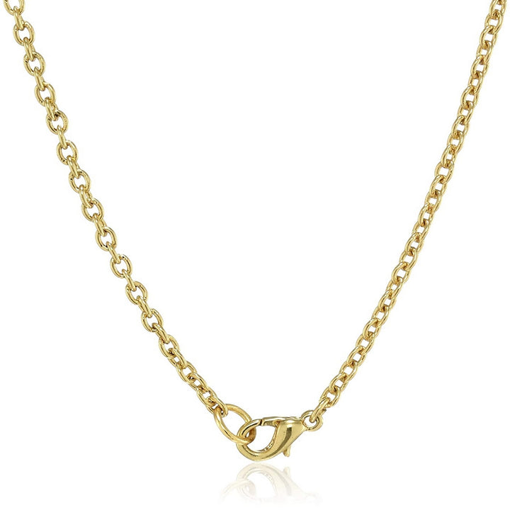 Estele Gold plated Pendant with multicolored Enamel for Women