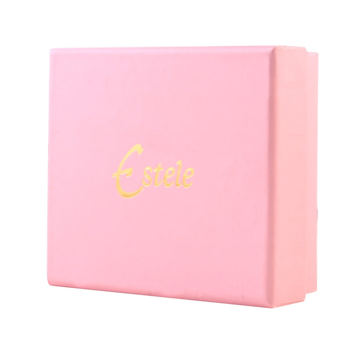 Estele Gold Plated Solitaire Pendant Set For Girls & Women