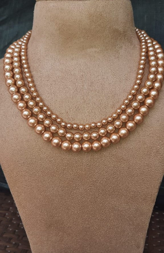 Divine Pearl Necklace With Earrings- for Every Age - Nolabels.in
