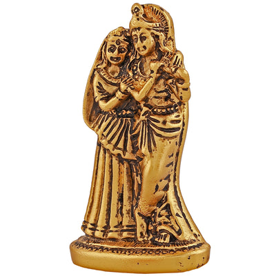 Estele Gold Plated Devotional Shree Radha Krishna Idol