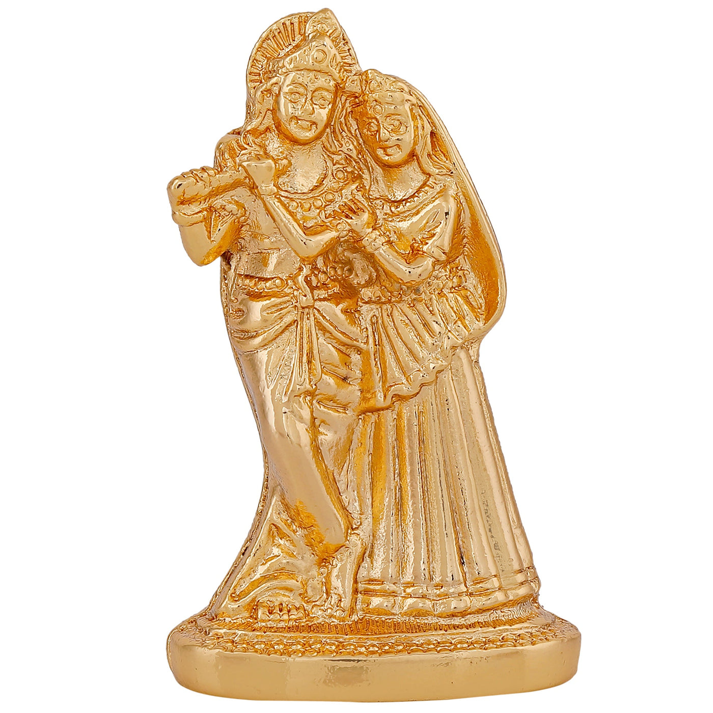 Estele Gold Plated Devotional Shree Radha Krishna Idol