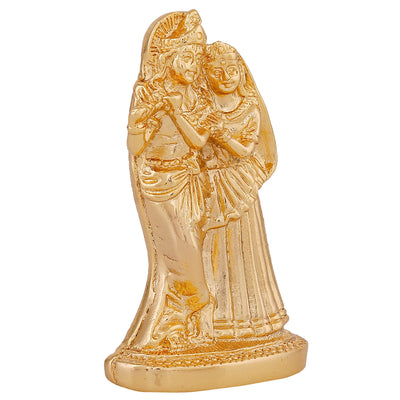 Estele Gold Plated Devotional Shree Radha Krishna Idol