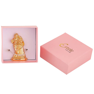 Estele Gold Plated Devotional Shree Radha Krishna Idol