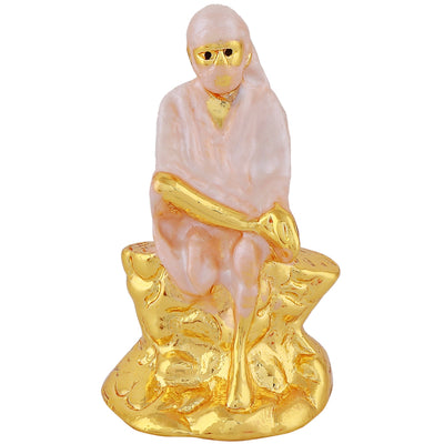 Estele Gold Plated Lord Shirdi Sai Baba Idol