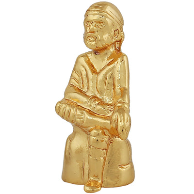 Estele Gold Plated Divine Lord Sai Baba Idol