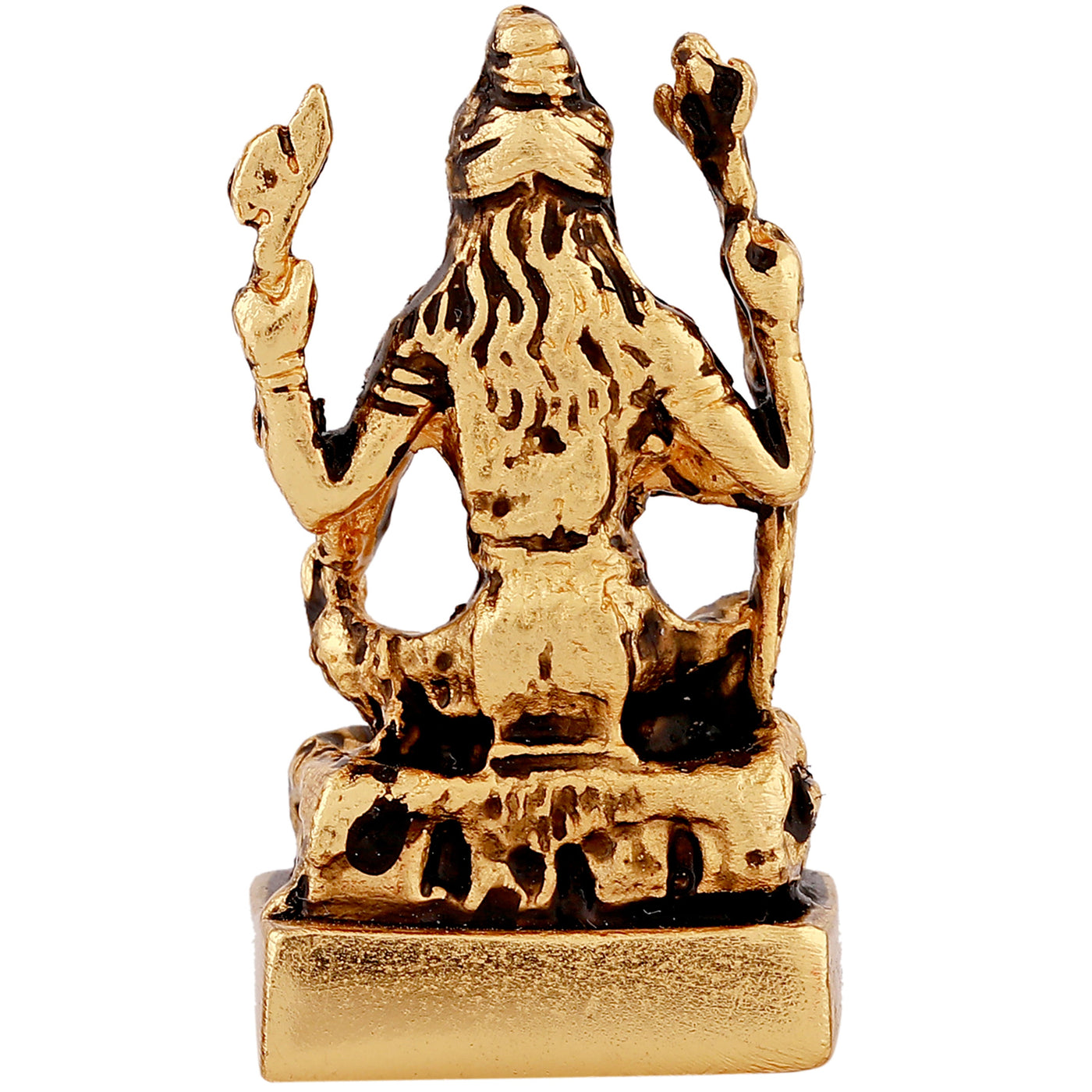 Estele Gold Plated Spiritual Lord Shiva Idol