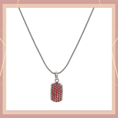 Trendy Candy Pendant with Fancy Orange Austrian Diamond Crystals
