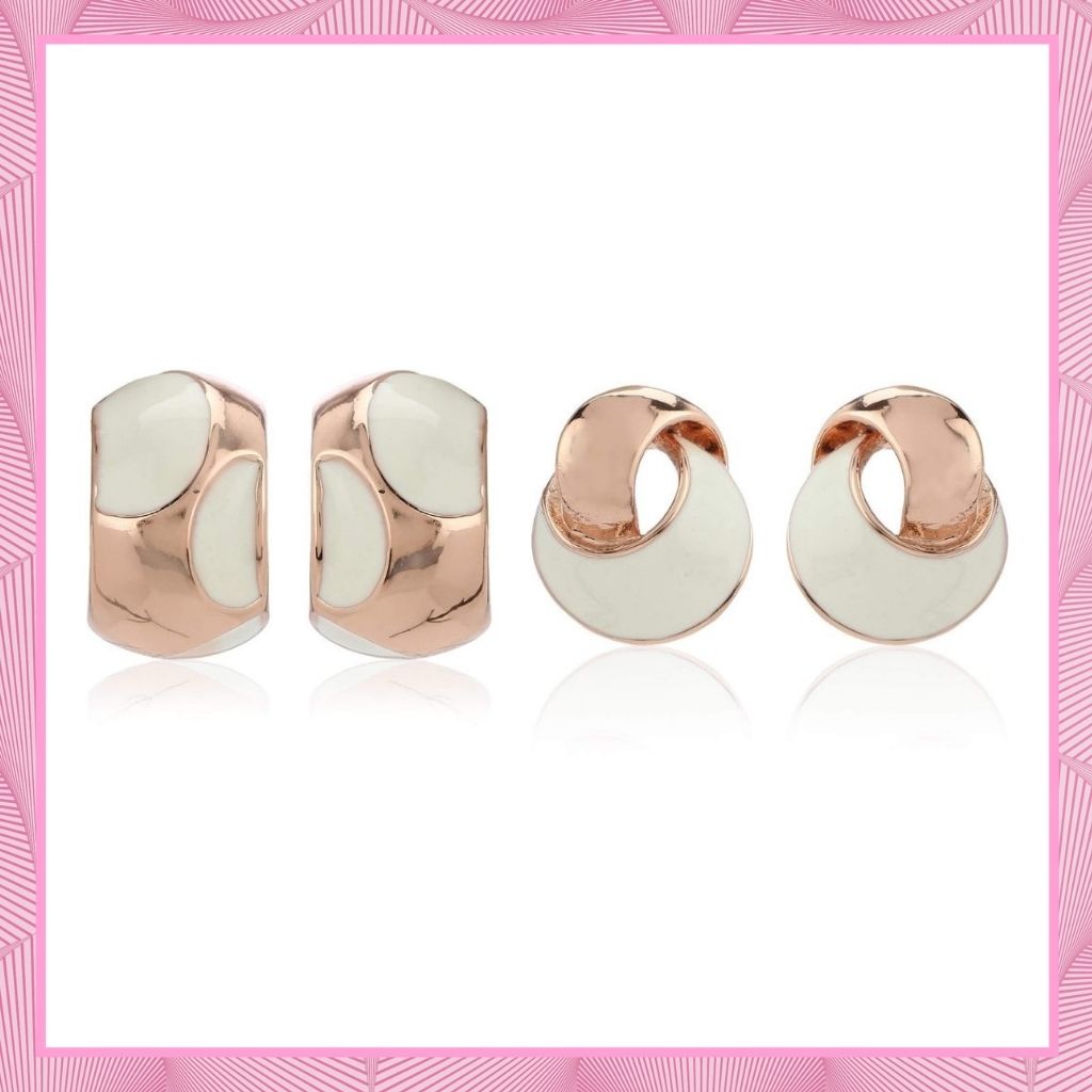 Estele Valentines Day Gift Combo Earrings For Girls & Women