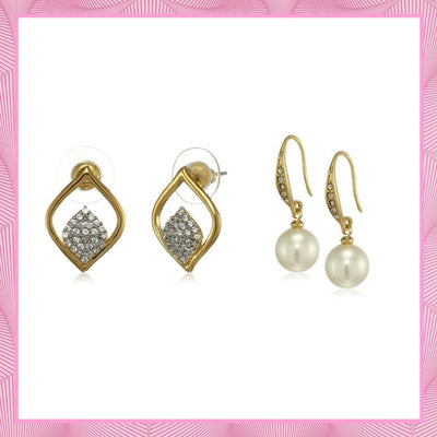 Estele Valentines Day Combo Earrings Perfect Gift For Girls & Women