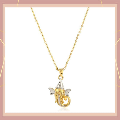 Estele - Gold & Silver Plated Lord Ganesha Pendant for Women / Girls