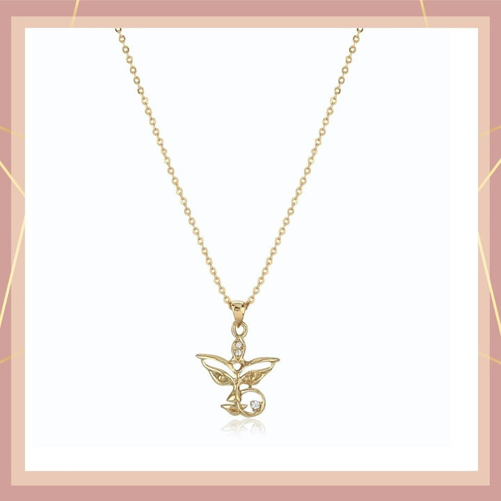Estele - 24KT Gold Plated Devotional Durga Ma Pendant with Austrian Crystals for Women / Girls