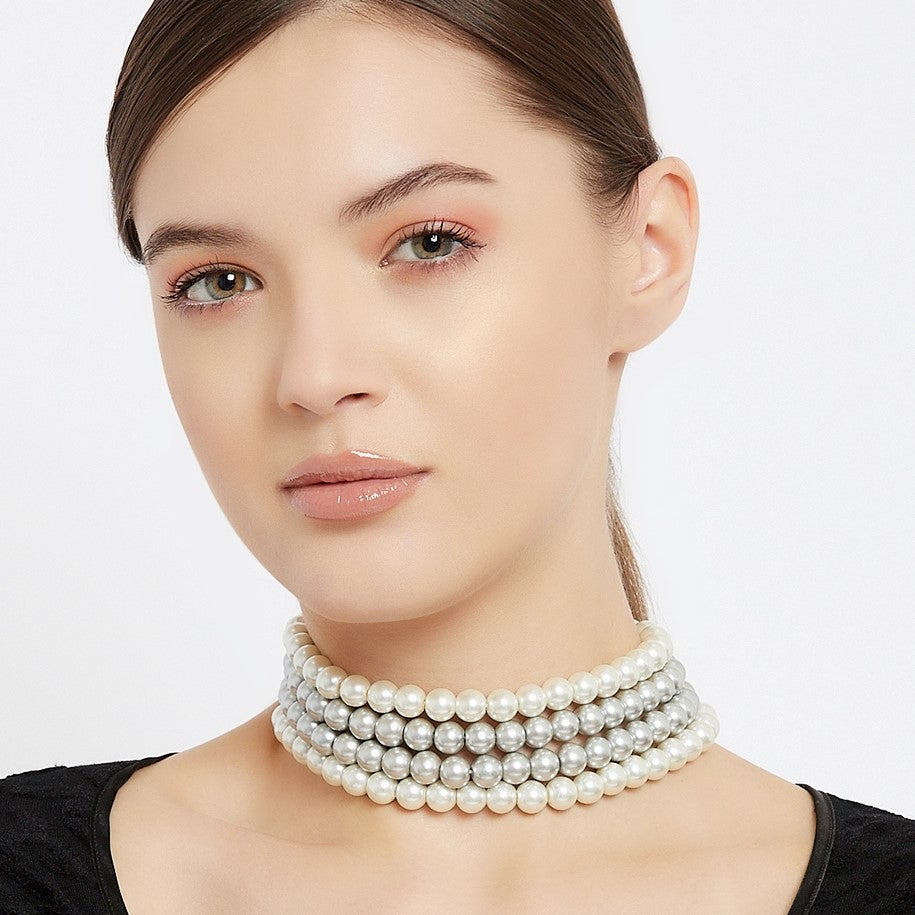 リプサス　full pearl choker（white）　新品未使用 dip] full pearl choker（white） | ripsalis