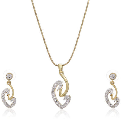 Estele 24 Kt Gold Plated Necklace Set for Women