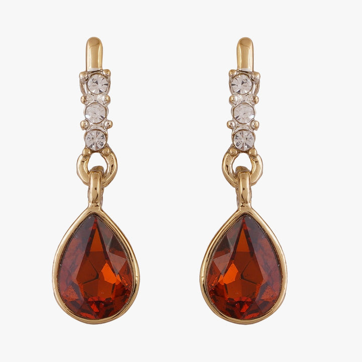 Estele - NOOR Ruby 24 KT Gold plated Necklace Set