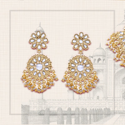 Estele - Fancy and Beautiful Kundan Necklace Set for Women
